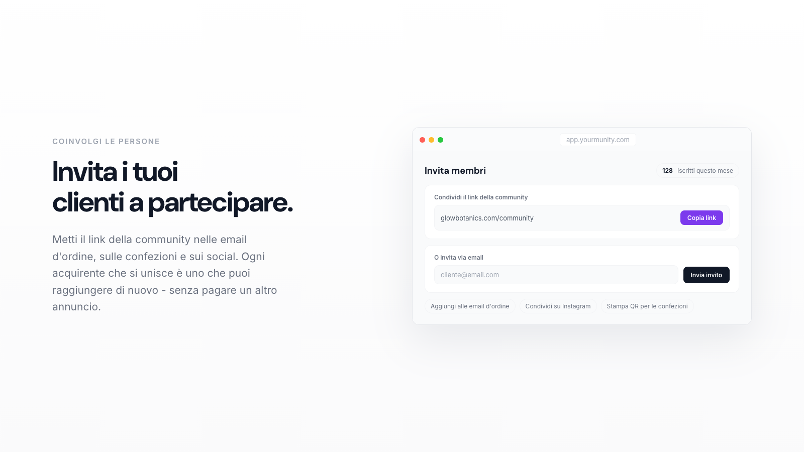 Onboarding della community che funziona davvero
